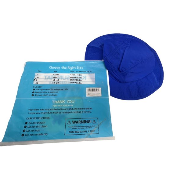Kids Sun Hat With UV Protection 2T-4T - Picture 2 of 3